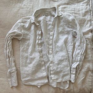 Reformation linen shirt